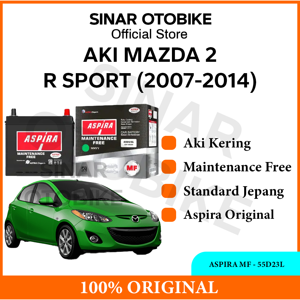 AKI MAZDA 2 R SPORT OLD ASPIRA ASTRA MF KERING 55D23L