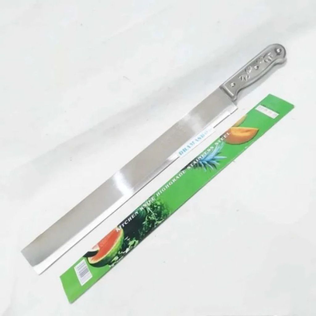 Pisau Buah Buahan Pisau Semangka Panjang 50cm Full Stainless Steel