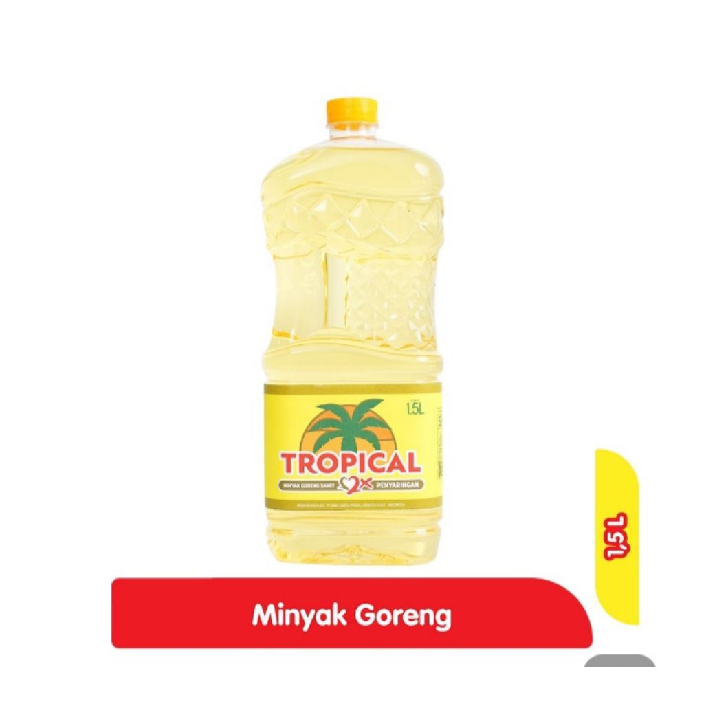 tropical minyak goreng 1,5 liter