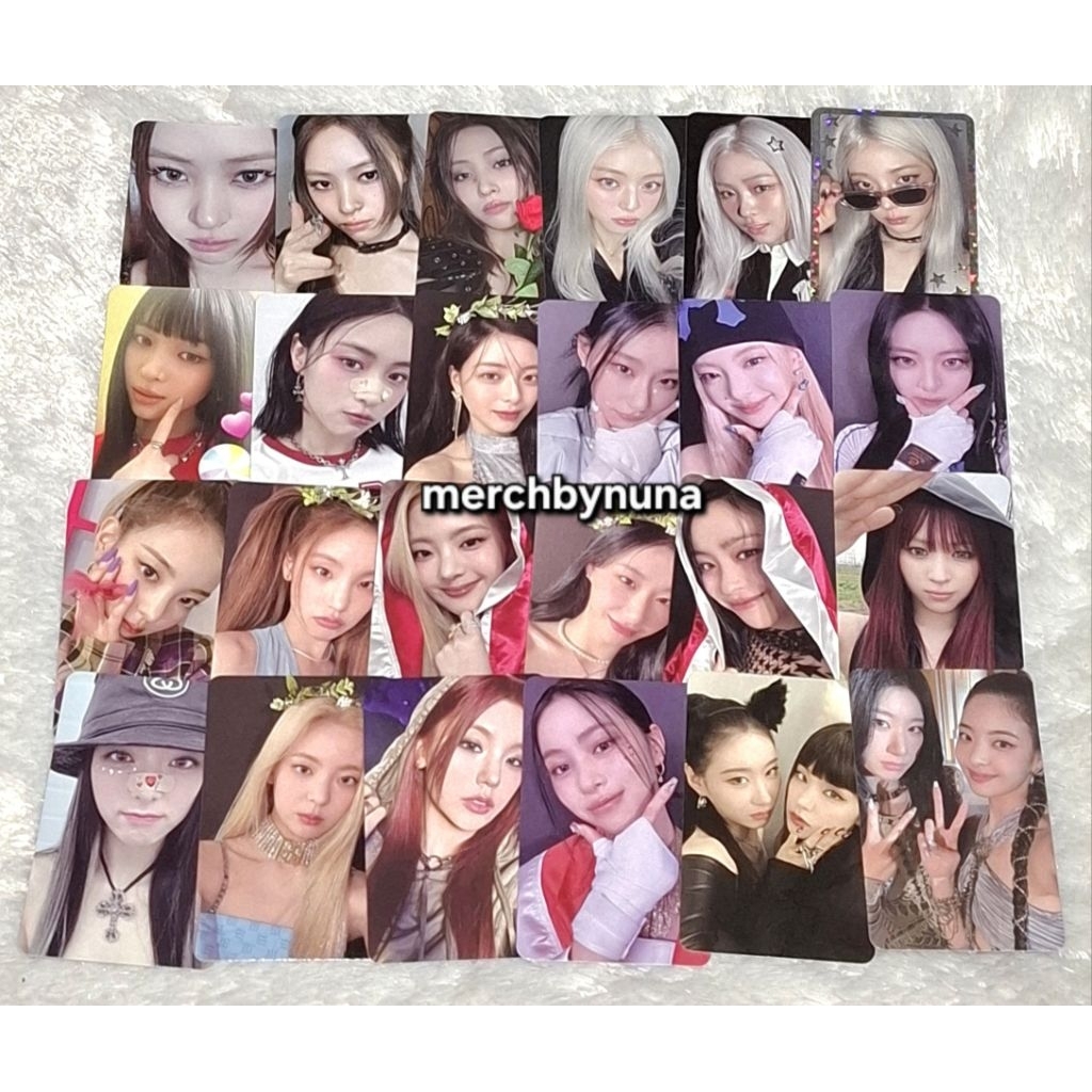 Photocard Ryujin, Yeji, Lia, Chaeryong & Yuna Itzy Official (PC ALBUM)
