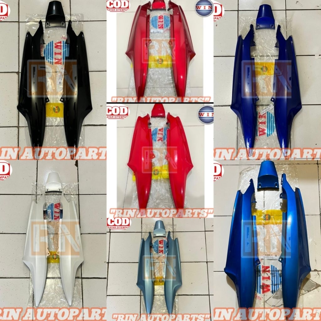 COVER BODI PLUS PET STOP YAMAHA MIO SPORTY 5TL SMILE 28D BODY KANAN KIRI PLUS COVER STOP SAMBUNGAN B