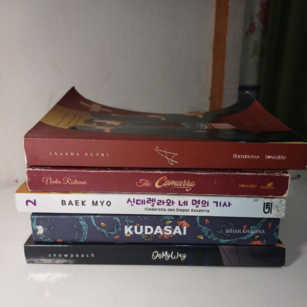 PRELOVED Novel Kudasai, oh my way, the camarro, A+, cinderella dan 4 kesatria