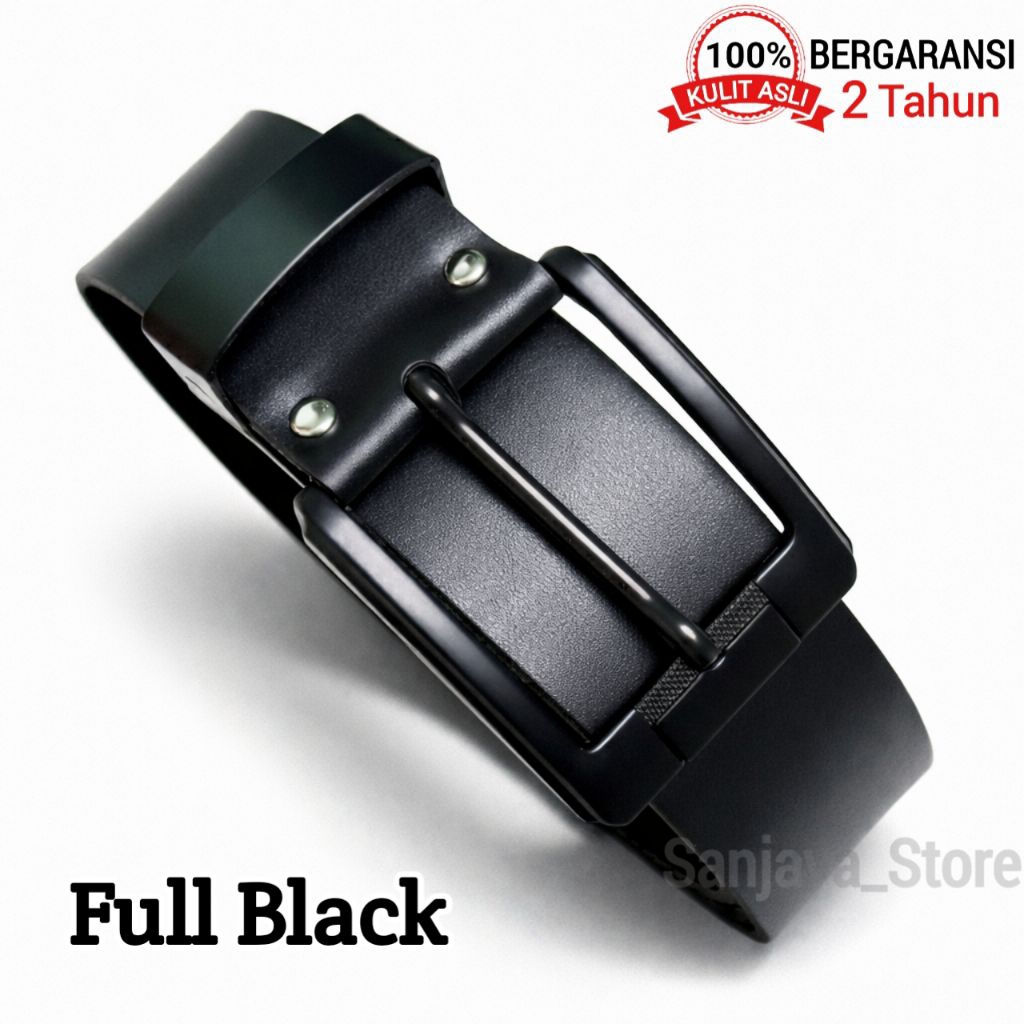 Ikat Pinggang Kulit Asli/Sabuk Kulit Pria/Gesper Kulit Asli/Belt Jumbo Cowok