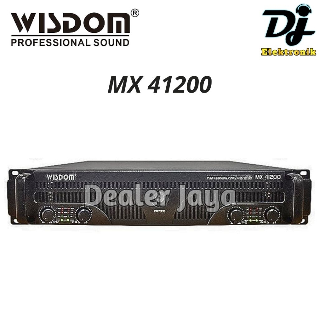 Power Amplifier Wisdom MX 41200 / MX41200 - 4 channel