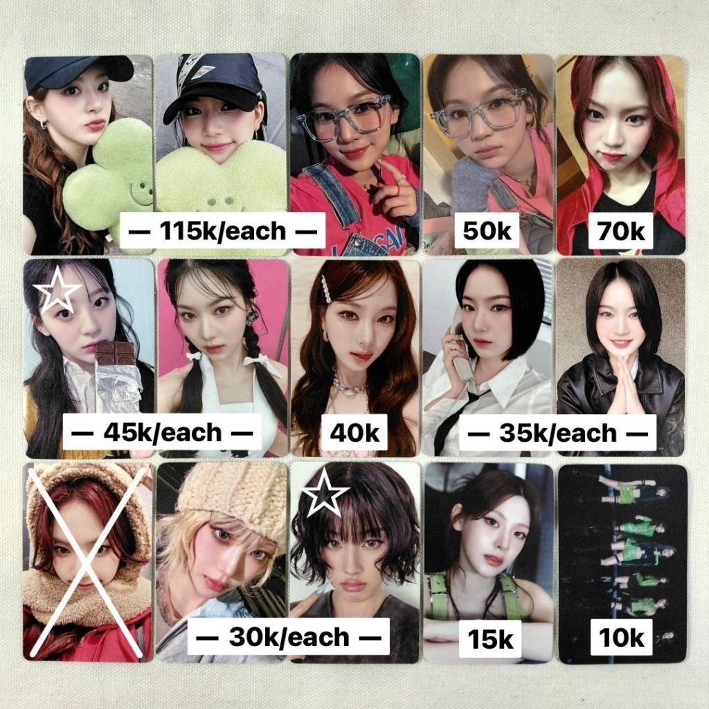 PHOTOCARD STAYC PC OFFICIAL AAB SEEUN ISA YOON SUMIN