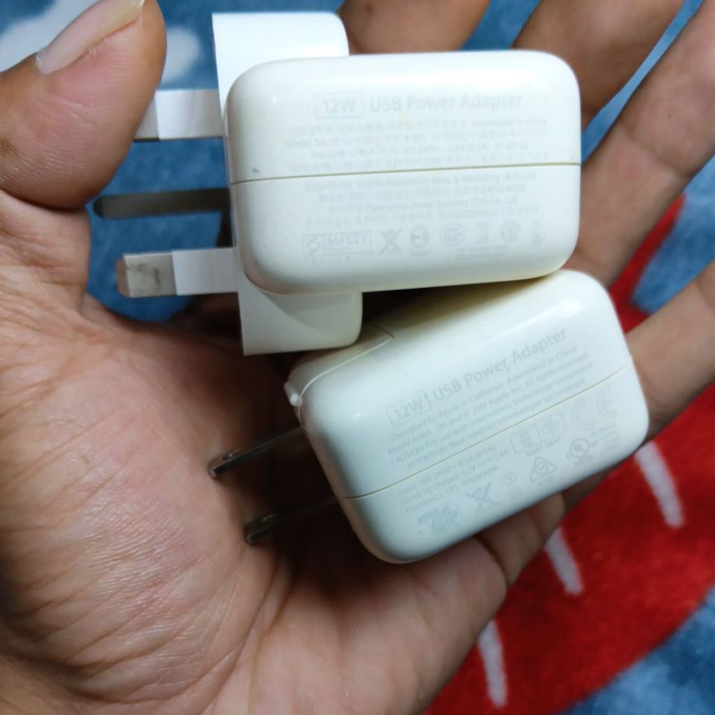 charger iPhone 12 Watt original/charger iPad original copotan