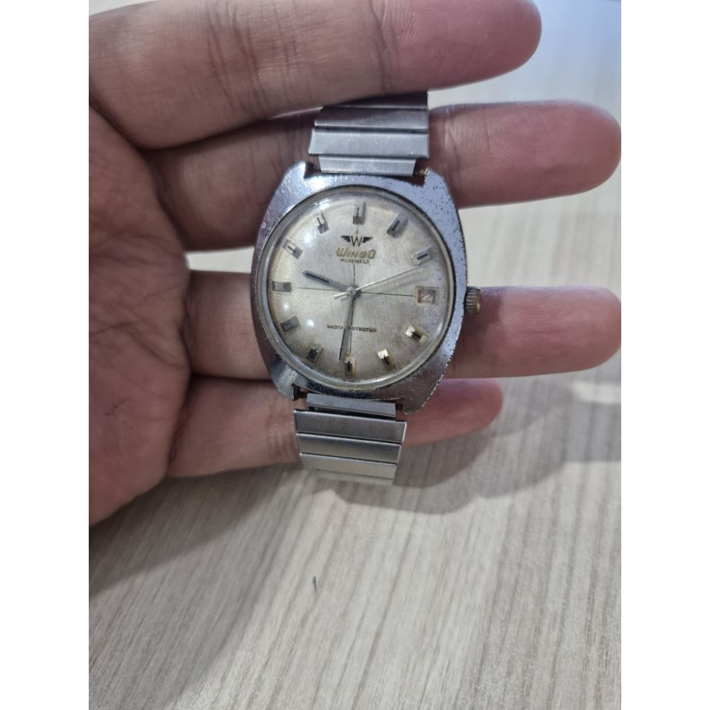 Jam Tangan Pria Dewasa Wingo Automatic Murah Lawas Kuno Antik Jadul