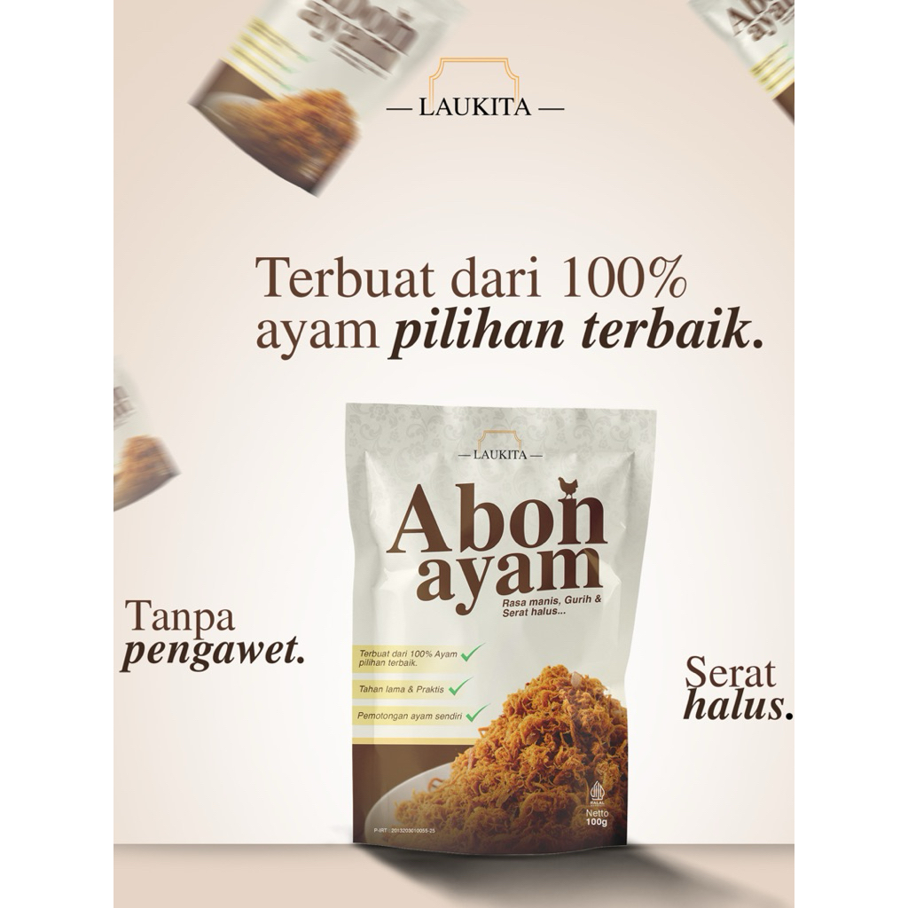 LAUKITA ABON AYAM 100gram