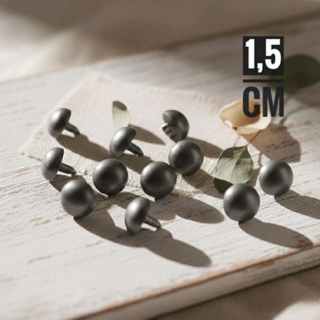 Paku Payung /Paku Pines Kuningan - Brass 1,5 cm / Aksesoris Pintu & Pagar gebyok