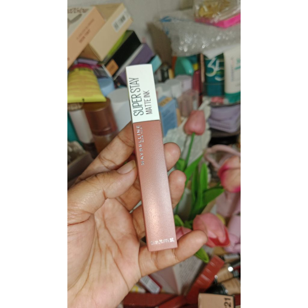 maybelline lipcream superstay matte ink ORI PL