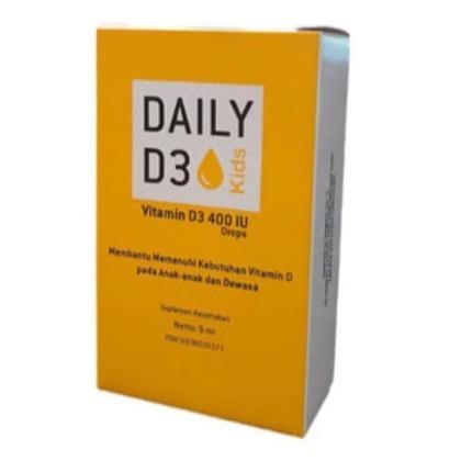 Daily D3 Kids - Daily D3 Drop 400 Iu - Vitamin D3 Drops - Vitamin D3 400 Iu Tetes - Vitamin D3 Anak
