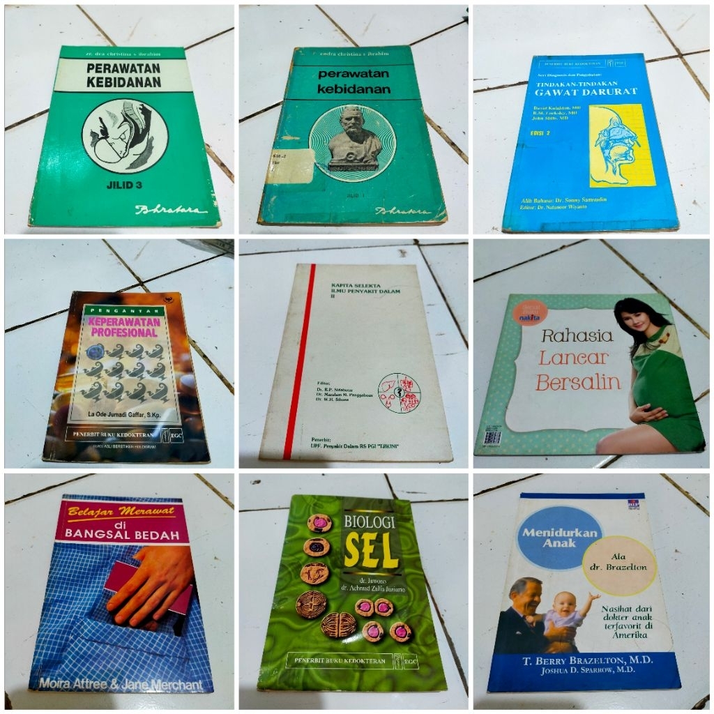 Rahasia lancar bersalin / Keperawatan kebidanan / Biologi sel / Belajar merawat di bangsal bedah / K