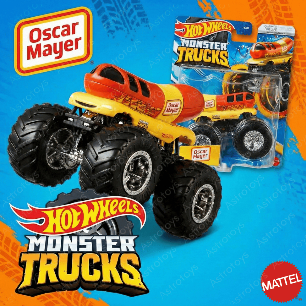 Hot Wheels Monster Truck Oscar Mayer Wienermobile - Mainan Mobil Monster Truck Anak Laki Laki