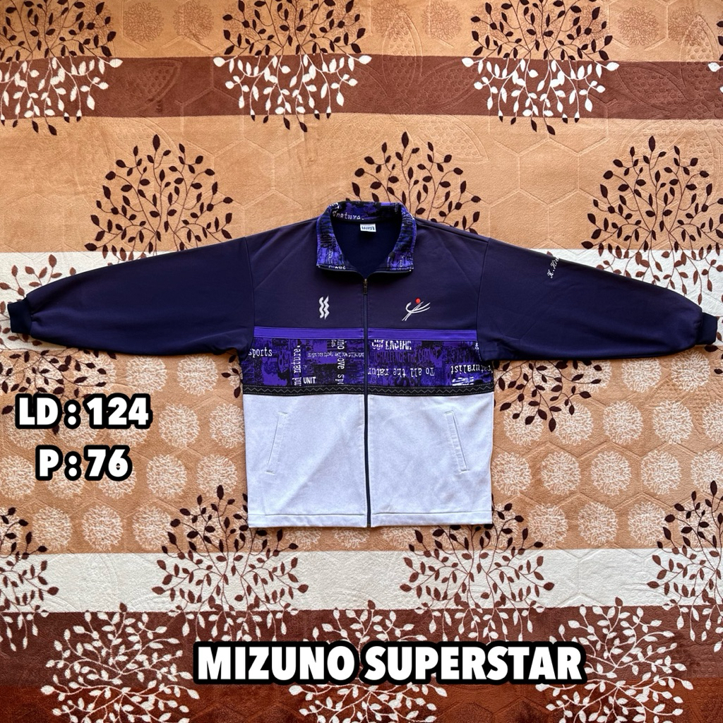 MIZUNO Superstar - Tracktop (Navy, White, Purple) XL/XXL