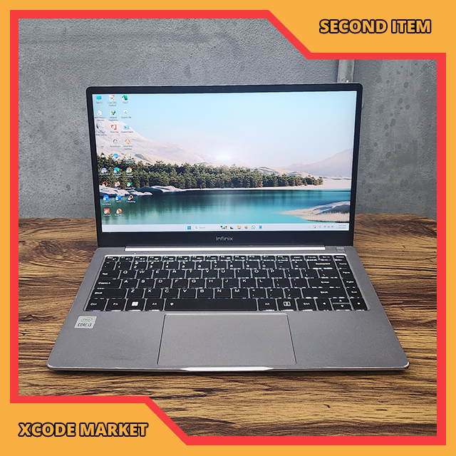 Infinix Inbook X2 Intel Core i3 1005G1 Gen10 RAM 4GB SSD 256GB Sekolah Kuliah Kerja Bisnis Second No
