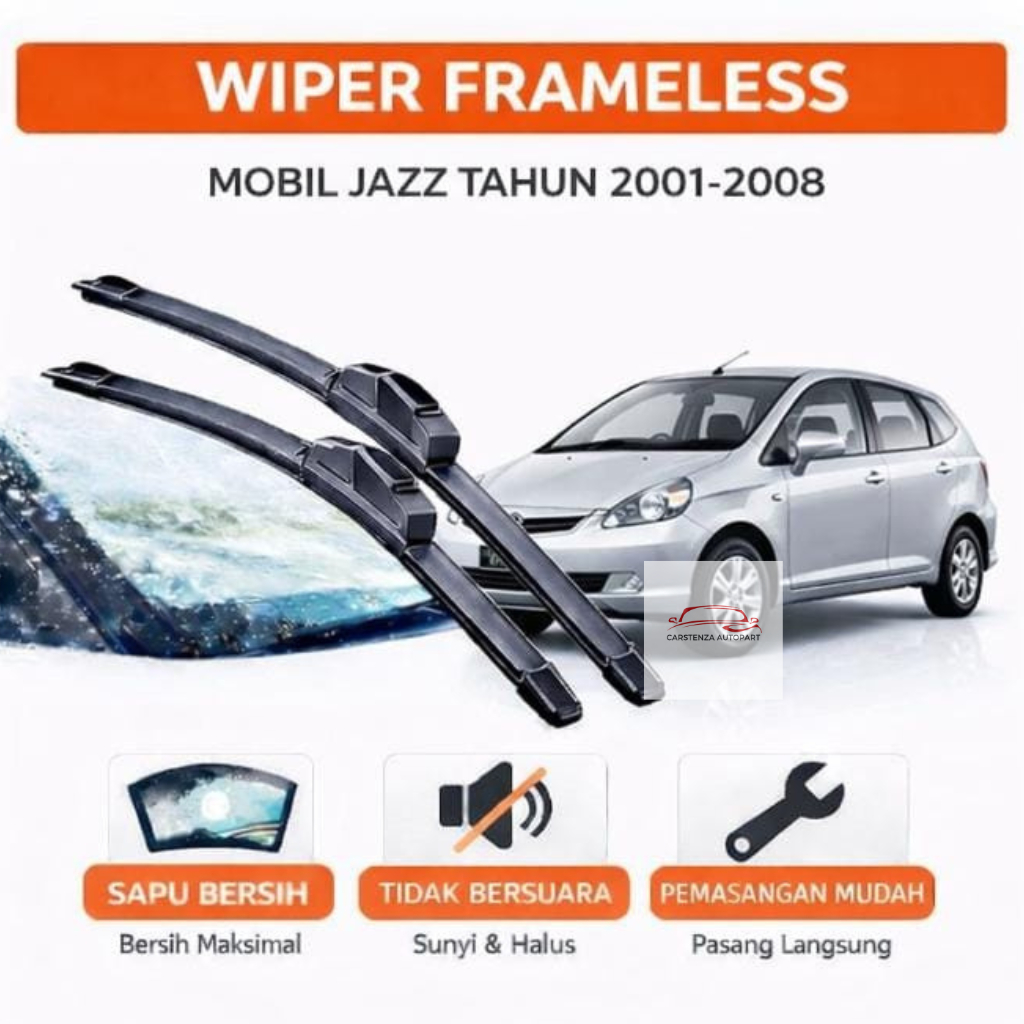 Wiper Frameless Jazz 2006 Wiper Jazz 2008 Wiper Jazz 2001 Wiper Jazzz 2002 Wiper Jazz 2003 Wiper Jaz