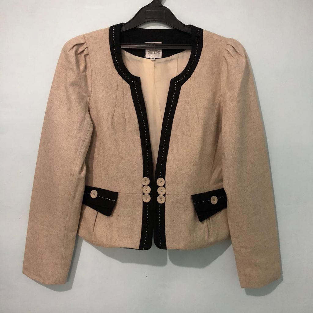 KOREAN STYLE BLAZER MERK CHIC LINE Second/preloved - [ORIGINAL] || Chanel-style jacket.