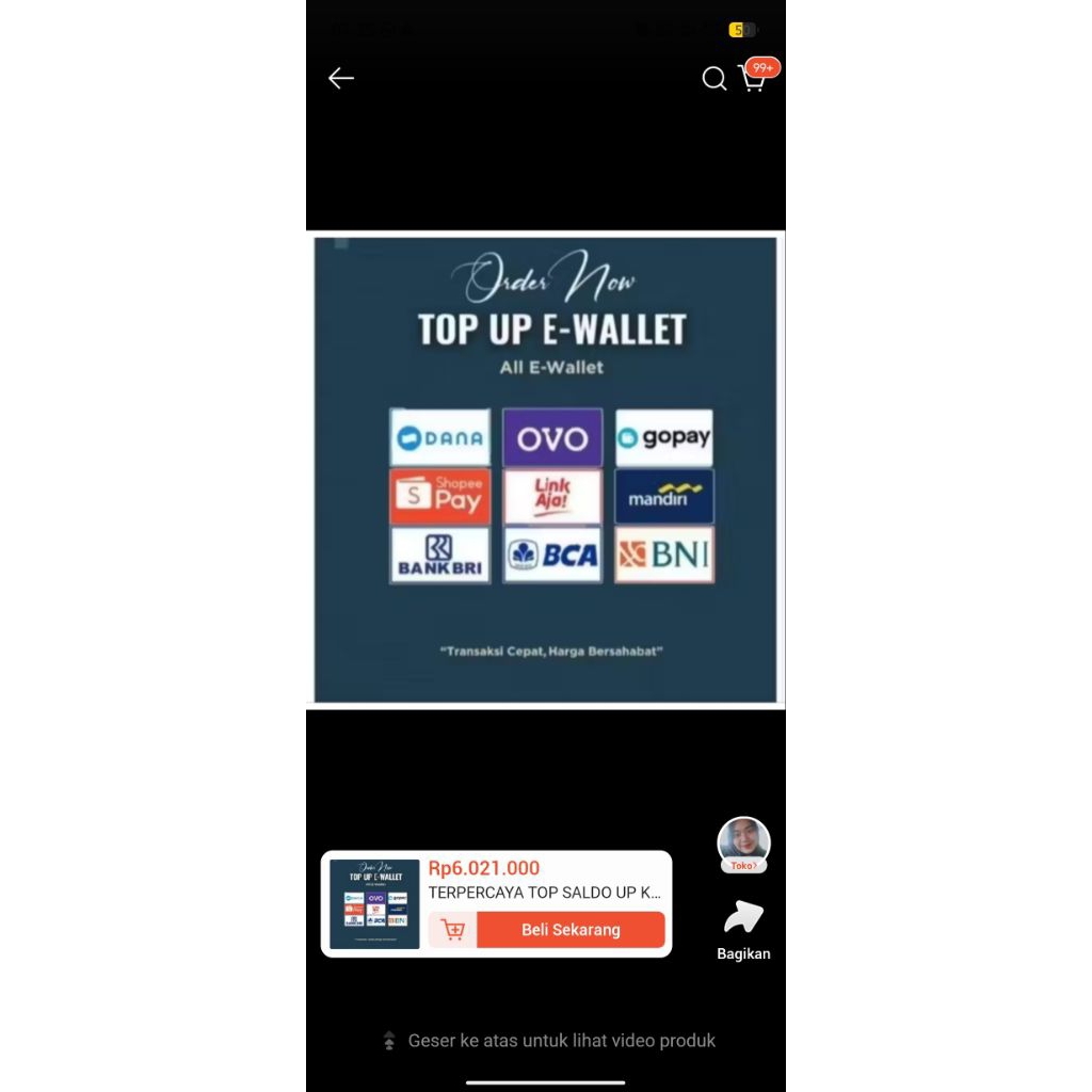 TERPERCAYA TOP SALDO UP DANA DLL TERMURAH