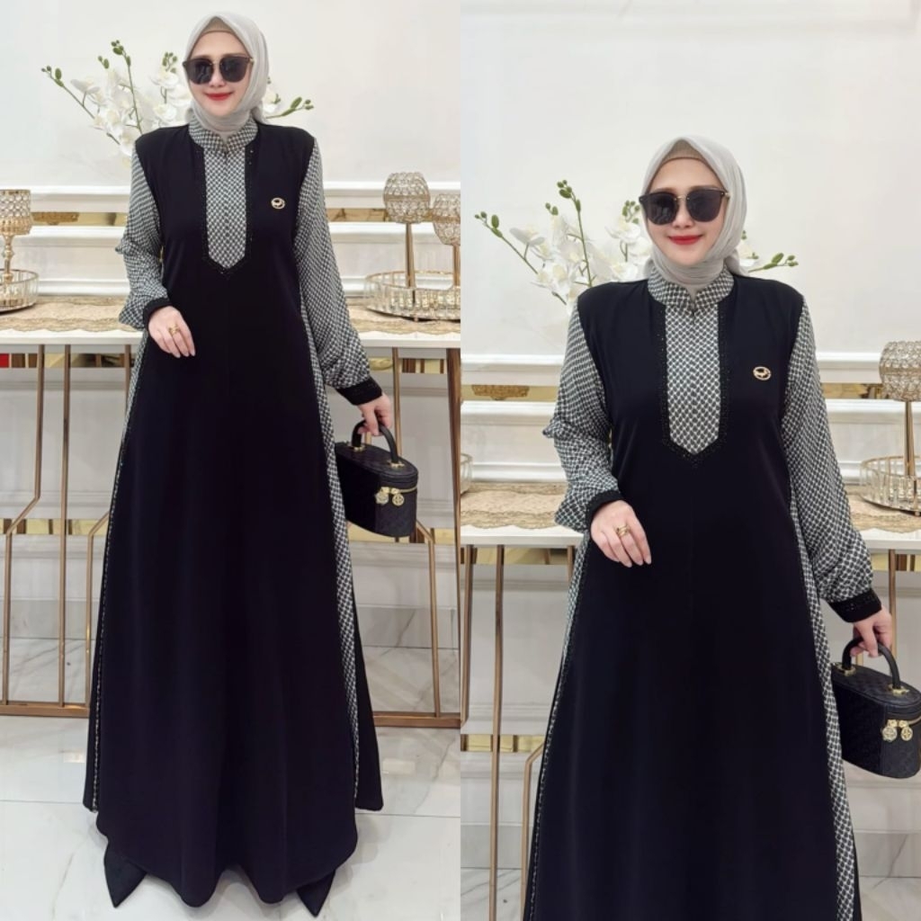 Acasia dress by Nasya fashion gamis premium terbaru mewah elegan