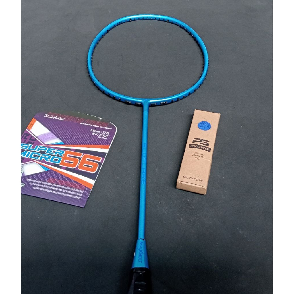 Raket badminton bulutangkis bekas second original maxbolt bluflare