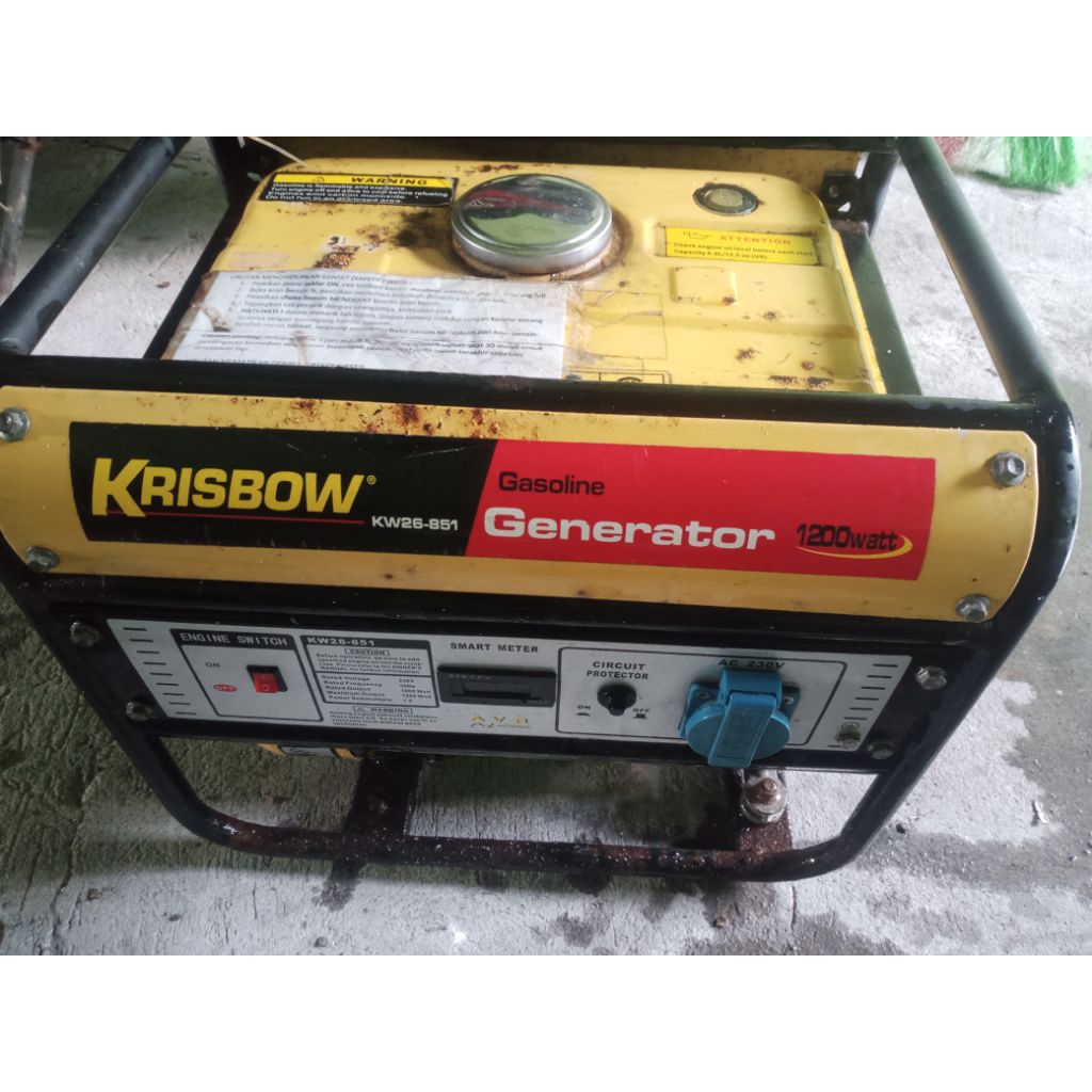 Genset 4 tak 1200 watt Krisbow KW 26-851[NEGO]