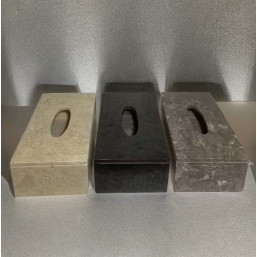 Tempat Tisu Marmer / Box Tissu Marmer