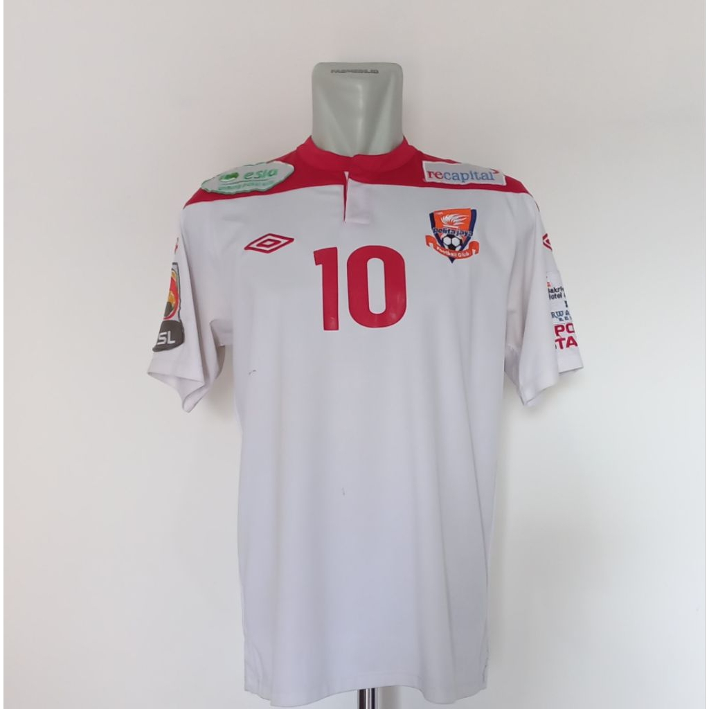 jersey original pelita jaya karawang away match worn safee sali isl 2011