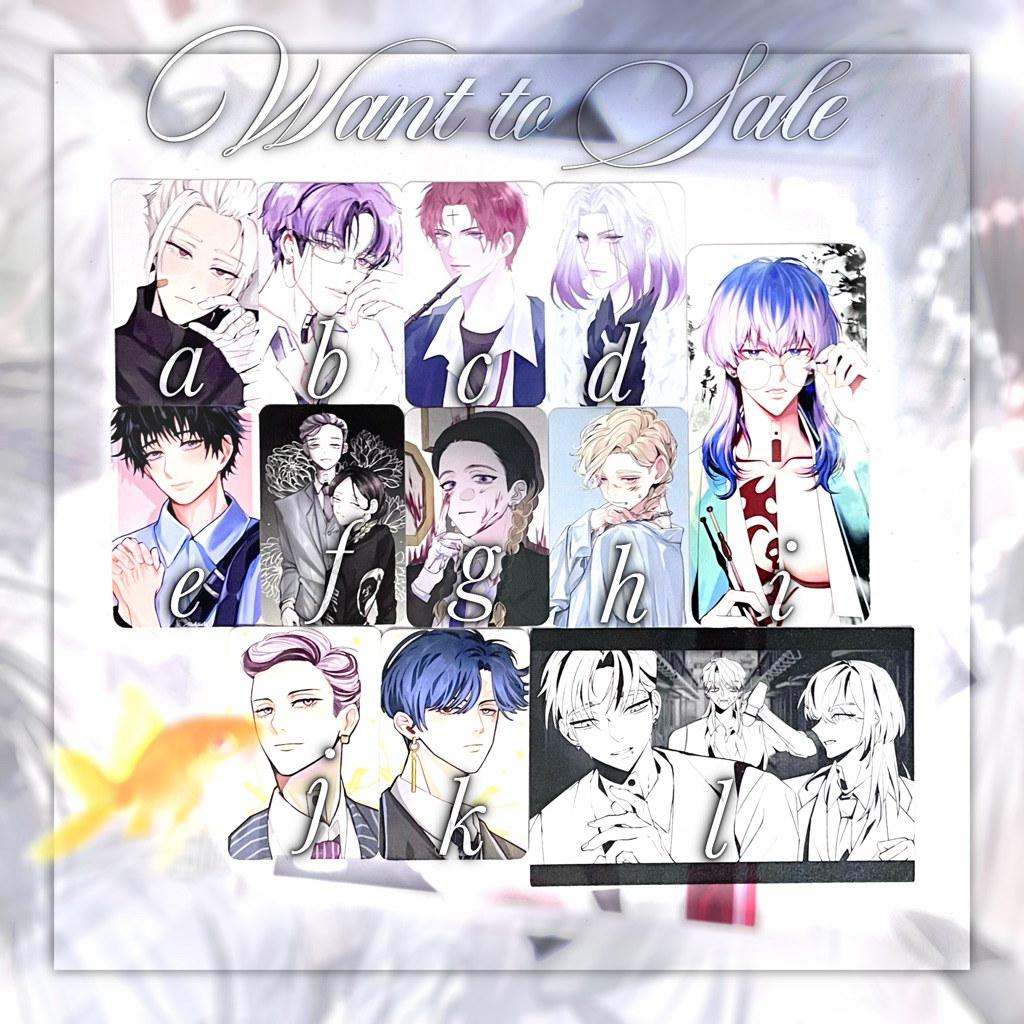 Fanmerch  |  Anime Artprints Postcard, Photocard, Hangtag by kurobinna, scaraur, oishiiart, : ran ha