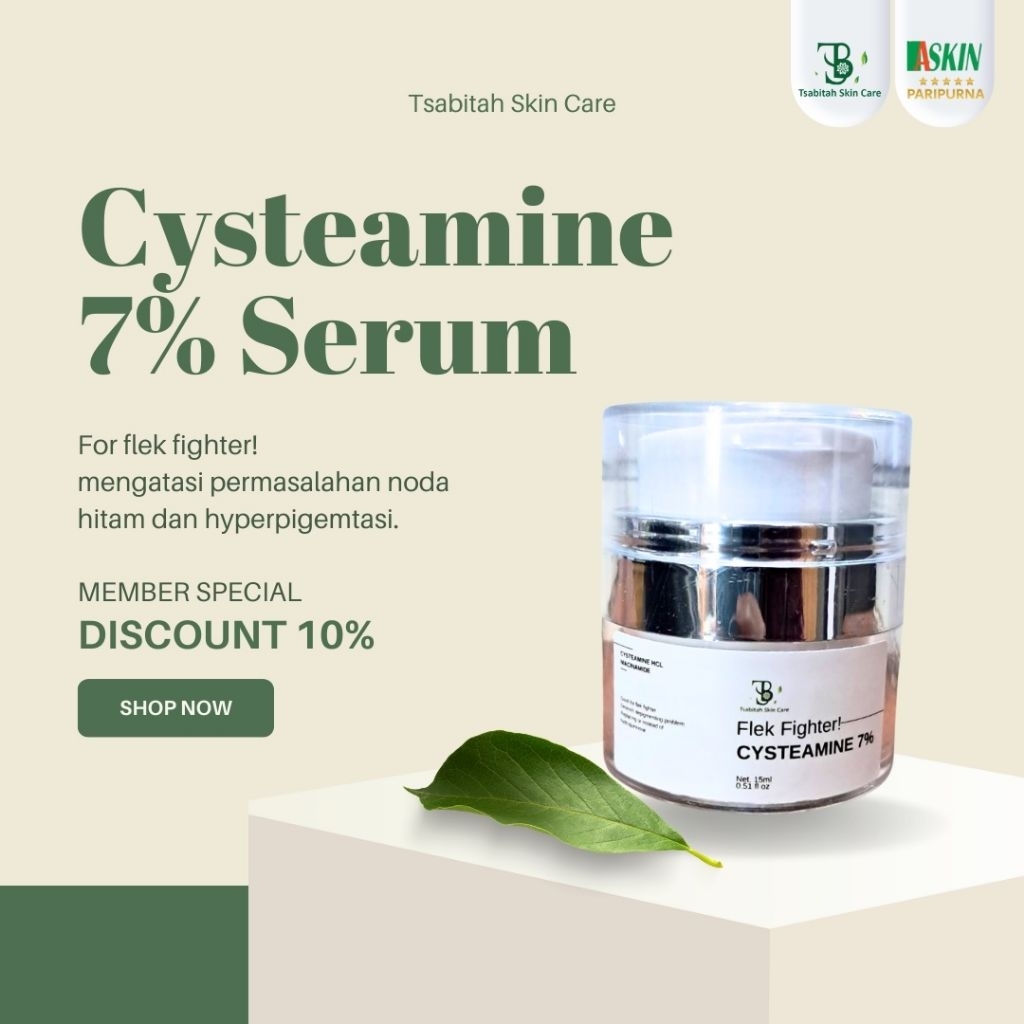 Cysteamine 7% Serum - Serum Flek/Melasma