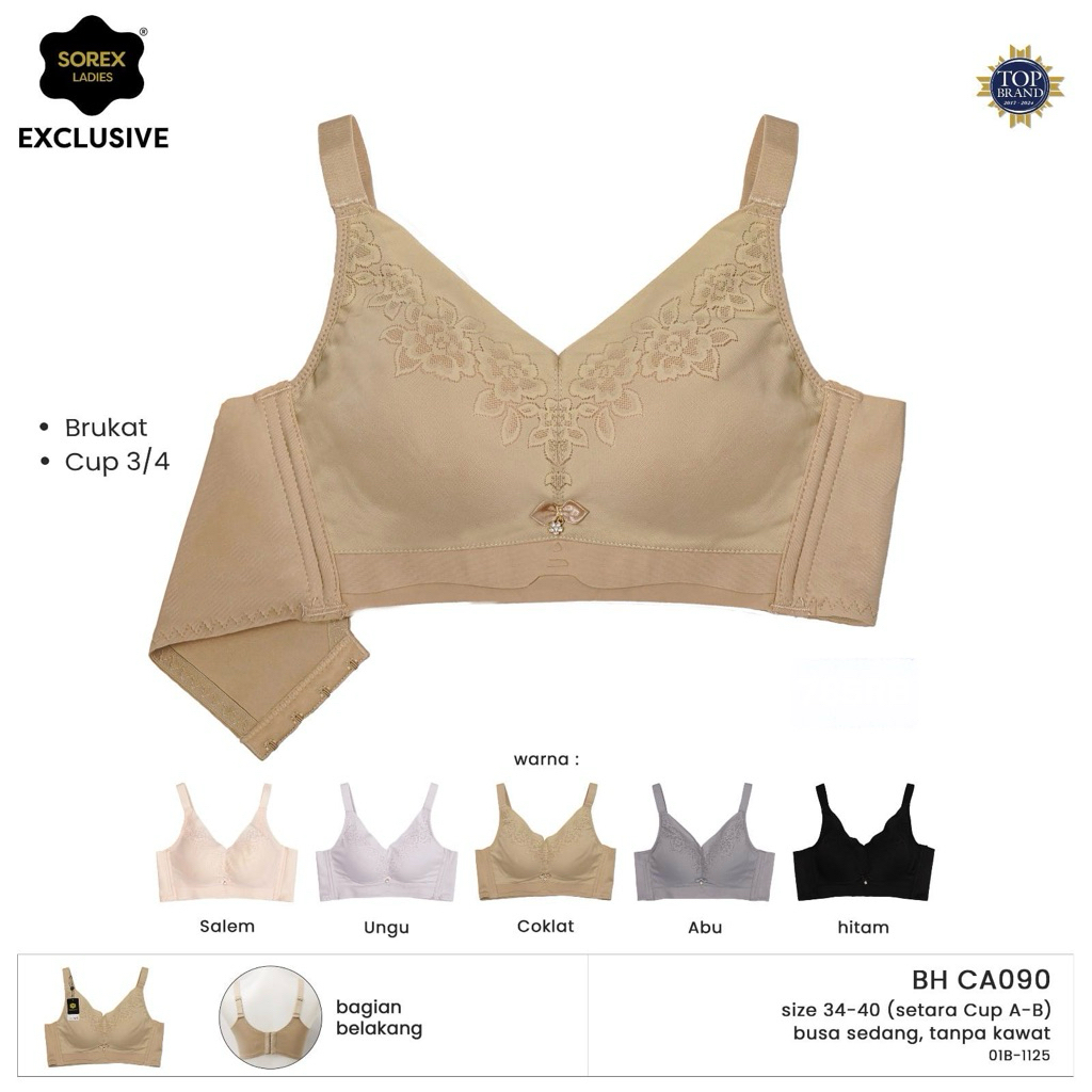 BRA RENDA TANPA KAWAT SOREX EXCLUSIVE CA090