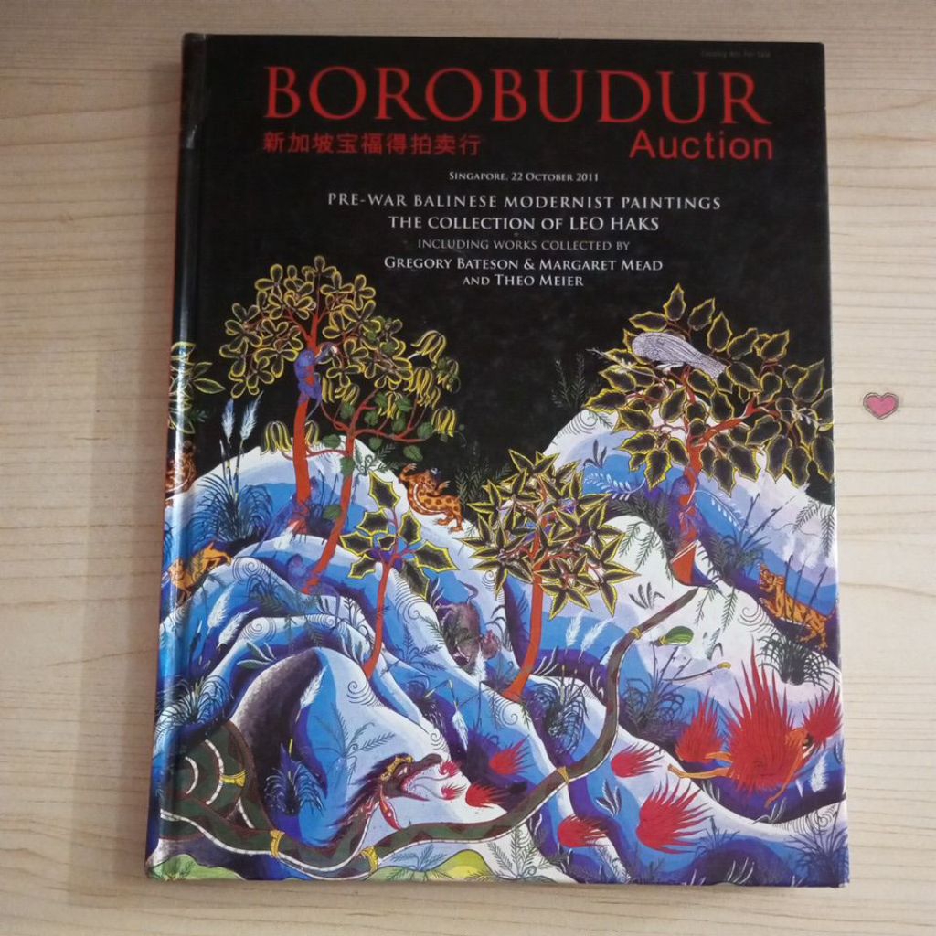 BUKU BOROBUDUR AUCTION PRE WAR BALINESE MODERNIST PAINTINGS THE COLLECTION OF LEO HAKS INCLUDING WOR