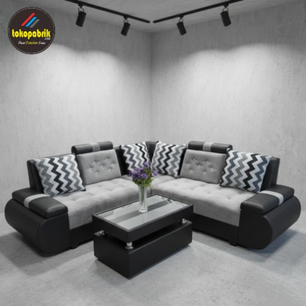 Sofa L Ornish sofa l sudut sofa l 221 sofa oscar sofa bludru sofa tamu sofa murah tasik ciamis