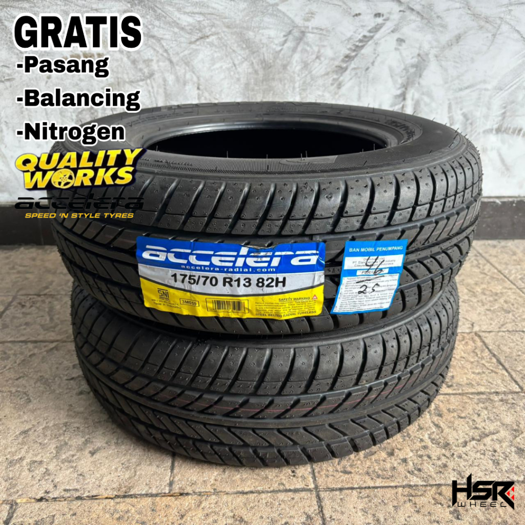 BAN MOBIL 175 70 R13 ACCELERA ACCELERA BAN MOBIL RING 13 UKURAN 175/70 R13