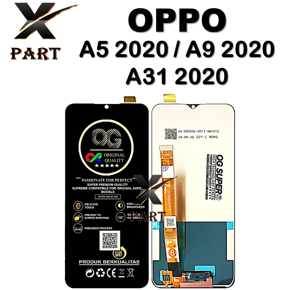 LCD TOUCHSCREEN OPPO A5 2020 / A9 2020 / A31 2020 LCD FULLSET ORIGINAL 100% COMPLETE