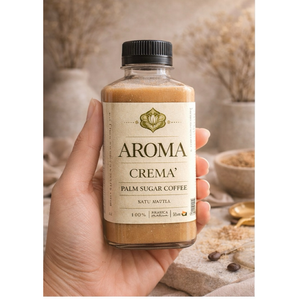 CREMA kopi susu 1 Liter