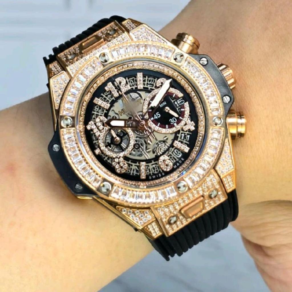 DK217 DK19WatchHublot Big Bang King Rosegold Diamond Japan Quartz