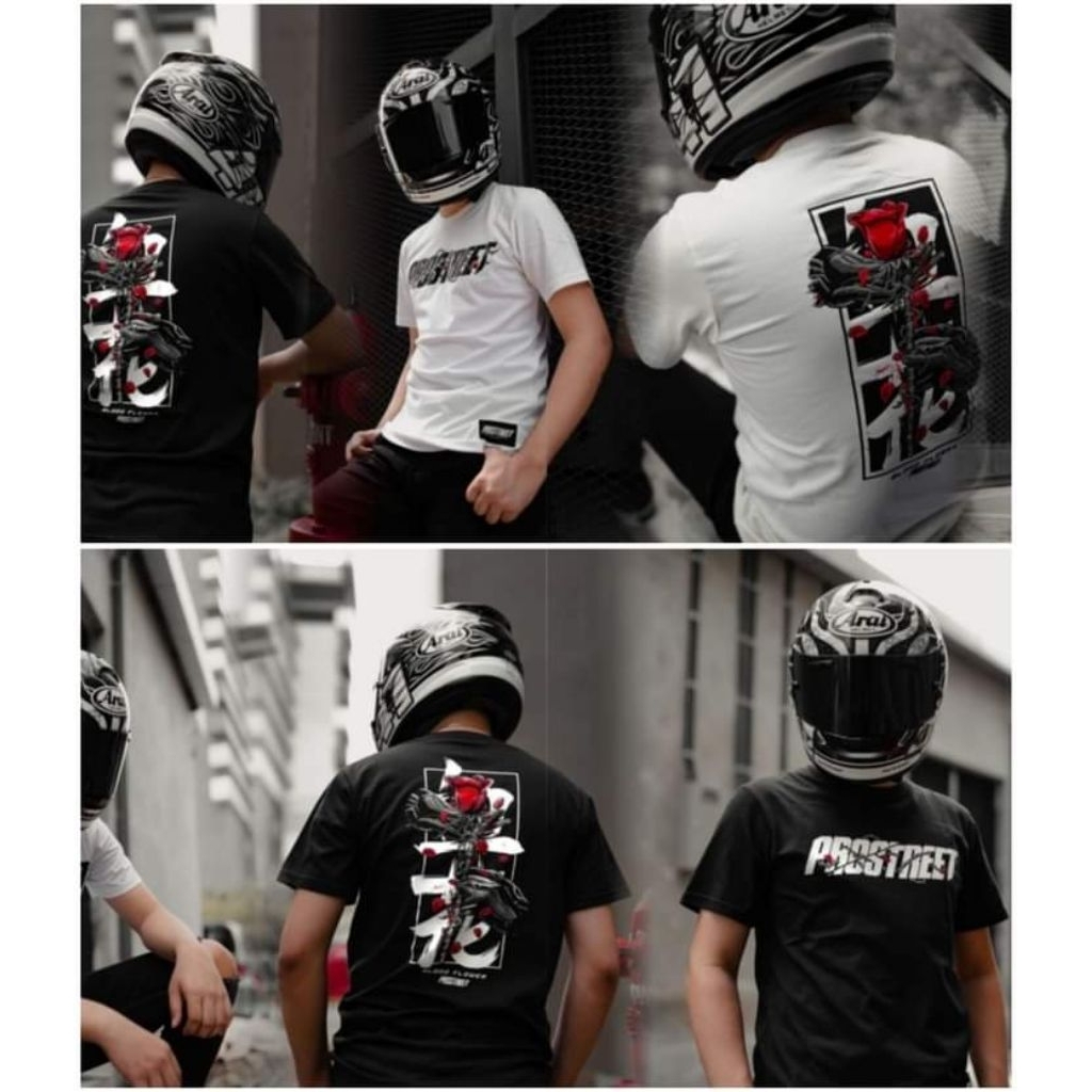 TSHIRT PROSTREET ORIGINAL BLOOD FLOWER NEW