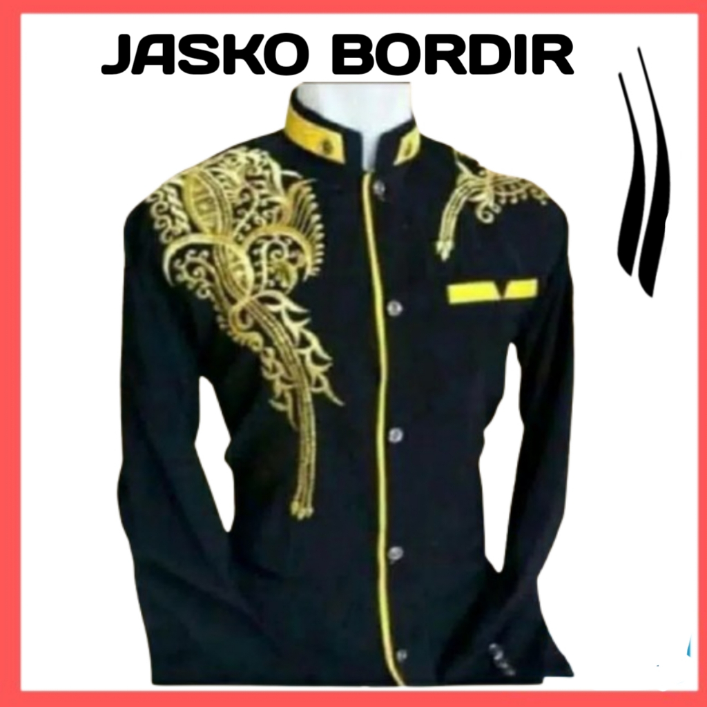 Baju Jas Koko  Jasko Bordir Lengan Panjang