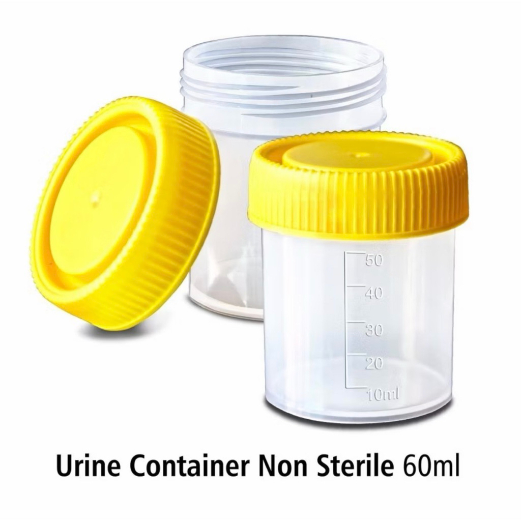 Pot Urine / Urine Container / Pot Dahak 60 ml