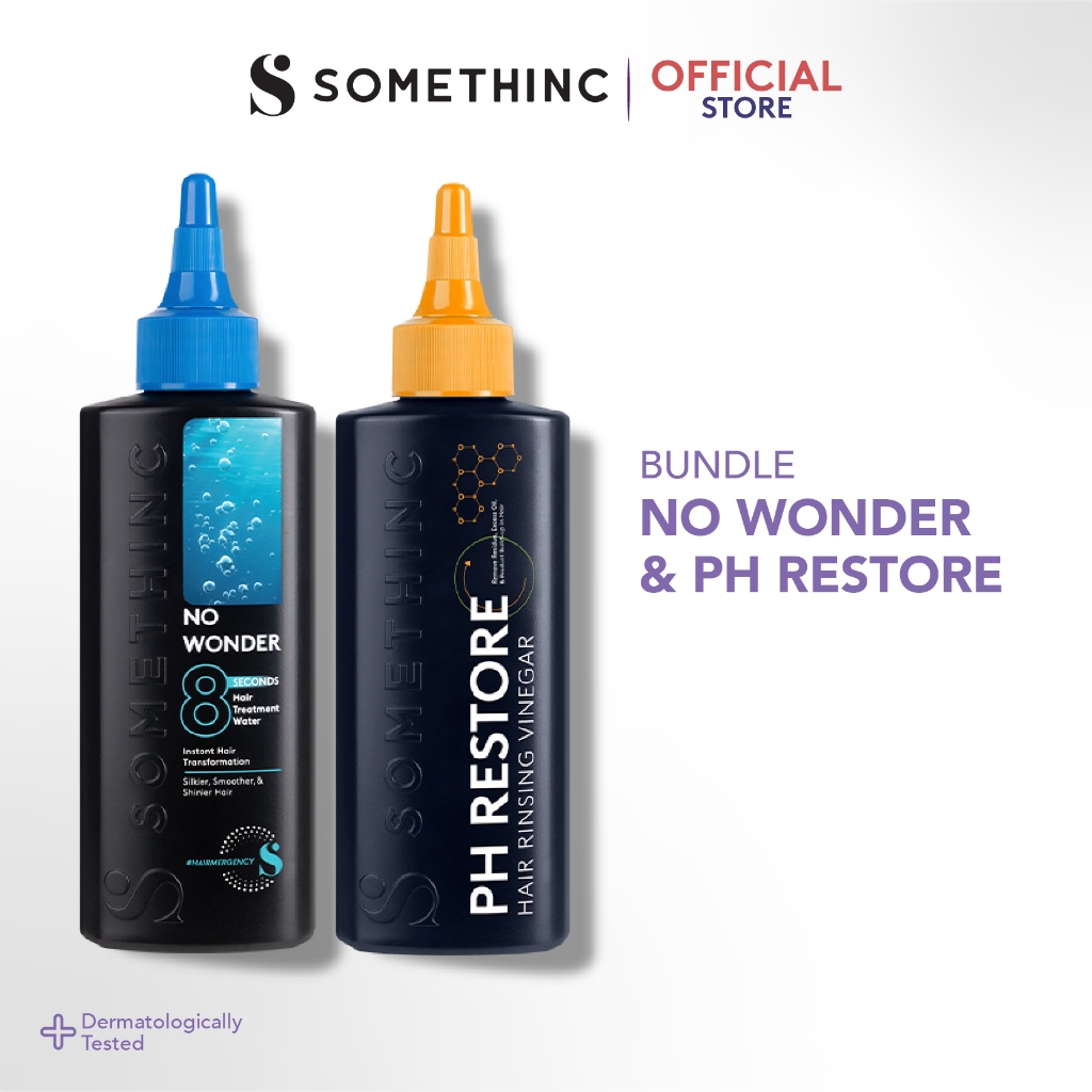 SOMETHINC No Wonder 8 Seconds Hair Treatment Water & pH Restore Hair Rinsing Vinegar - mencegah kero
