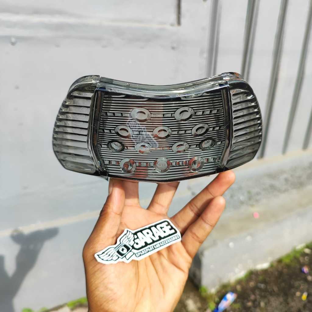 Mika stoplamp Honda Supra X 125 Smoke Lama DD Set Mika Sein Stop Belakang supra x 125 Dd Old 2004 20