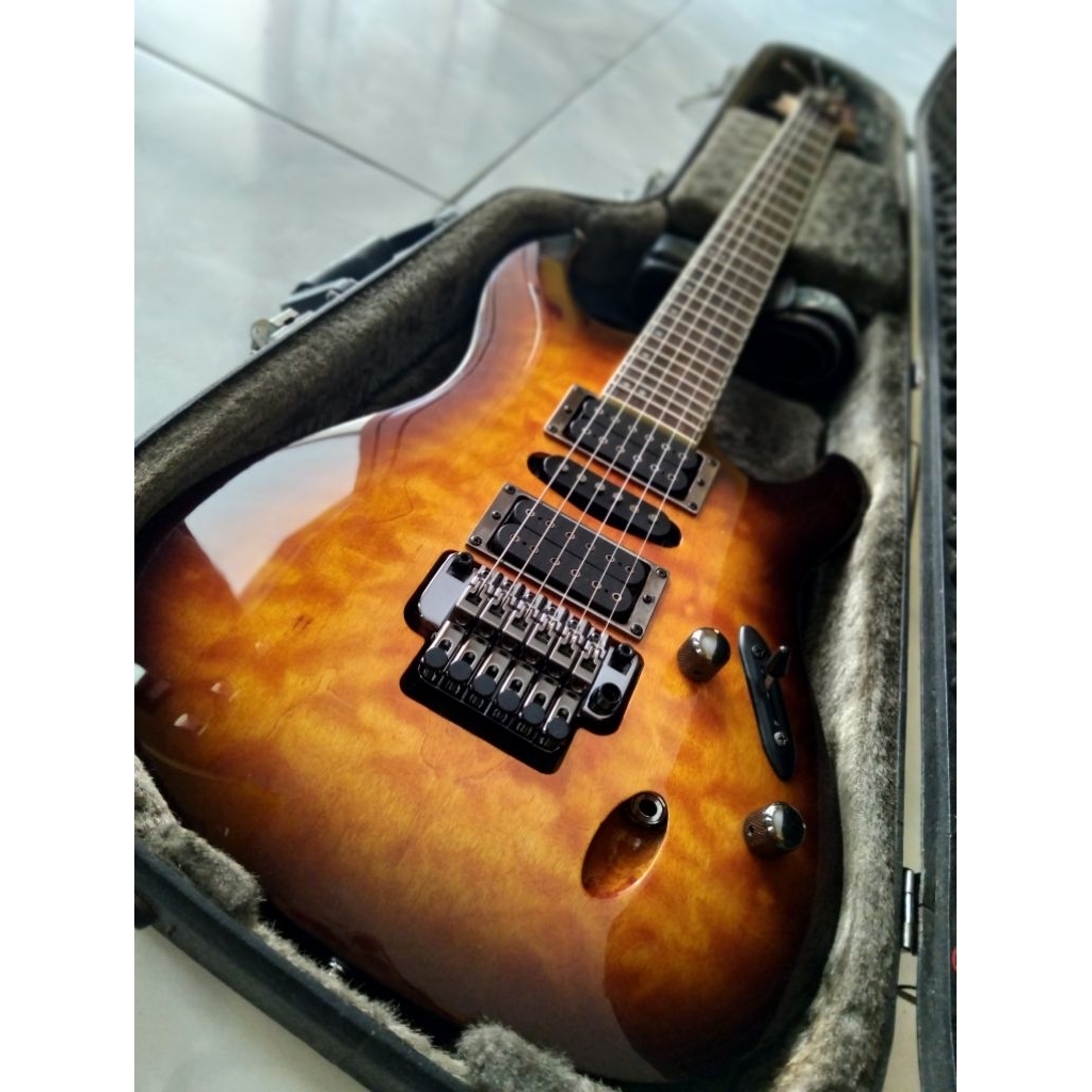 Ibanez S670qm-deb dragon eyes Burts original mii second like new
