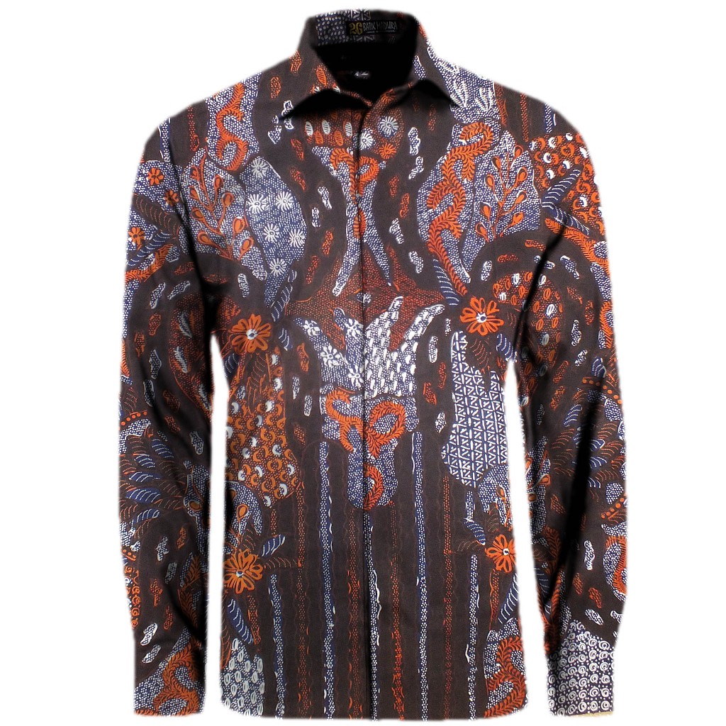 Kemeja Batik Tulis Madura Hem Batik Pria Lengan Panjang  DP175