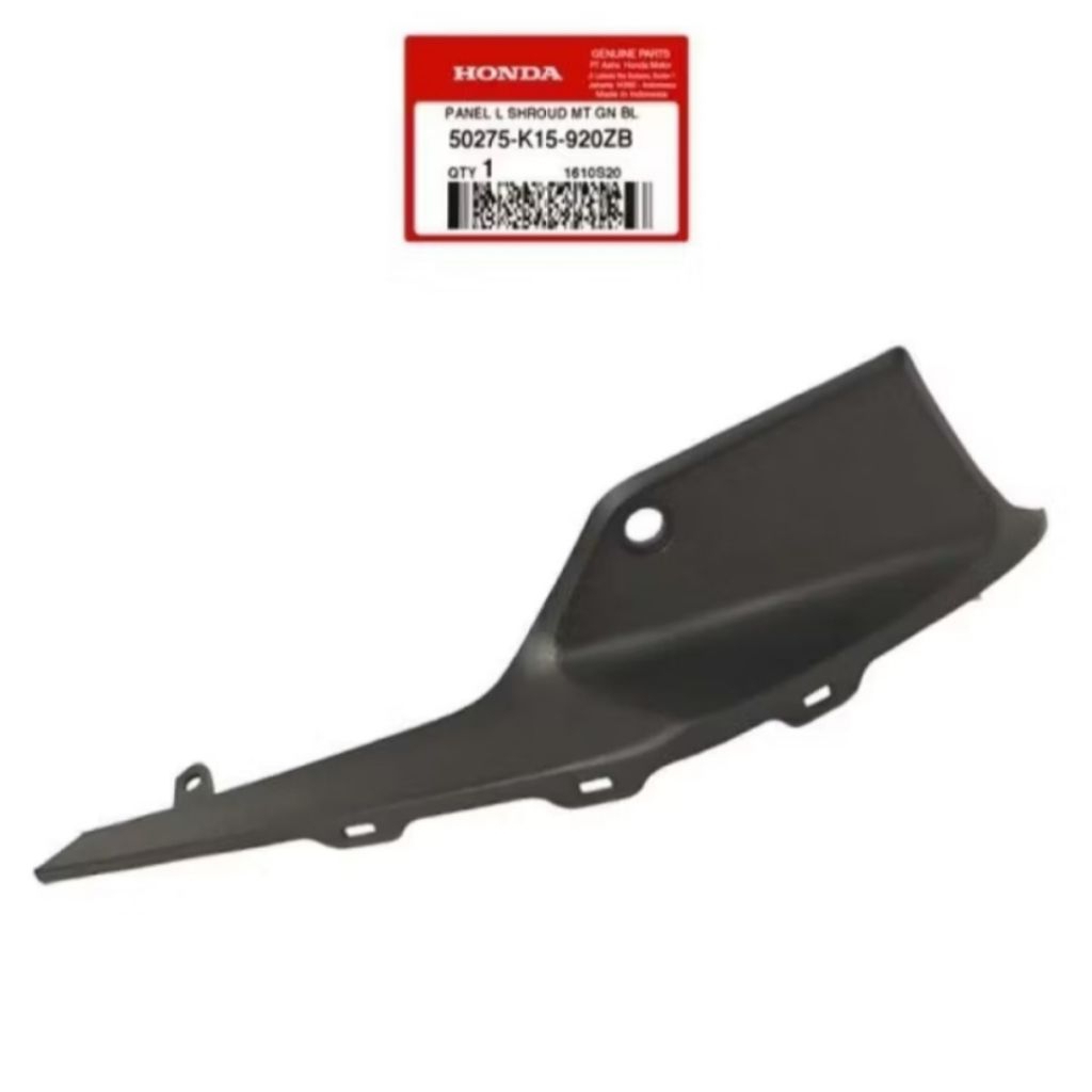50275~K15~920ZB Panel sayap tangki kiri hitam dop cb 150 r 2015~2017
