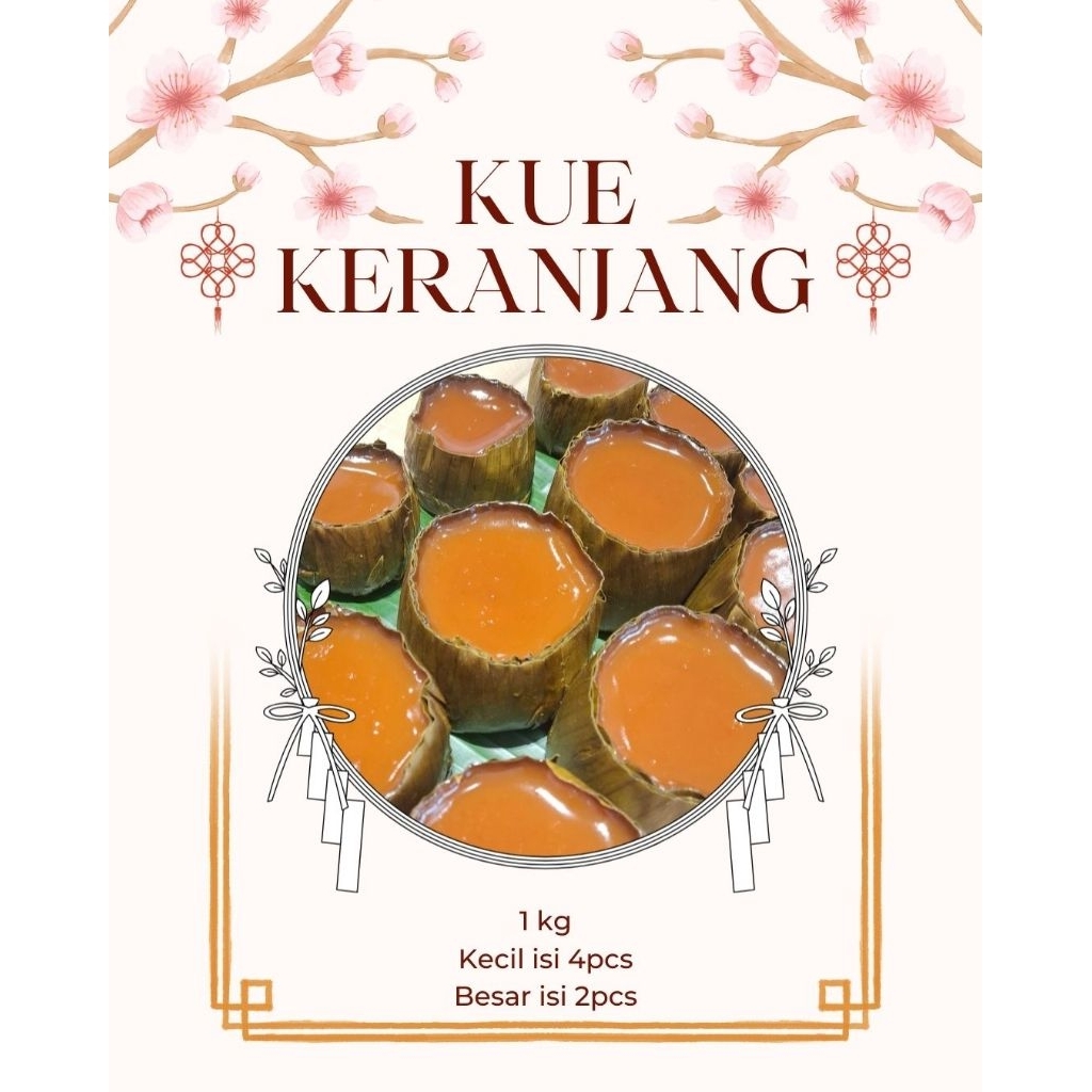 Hampers Kue Keranjang Cina Premium Ti kue Tikue Daun