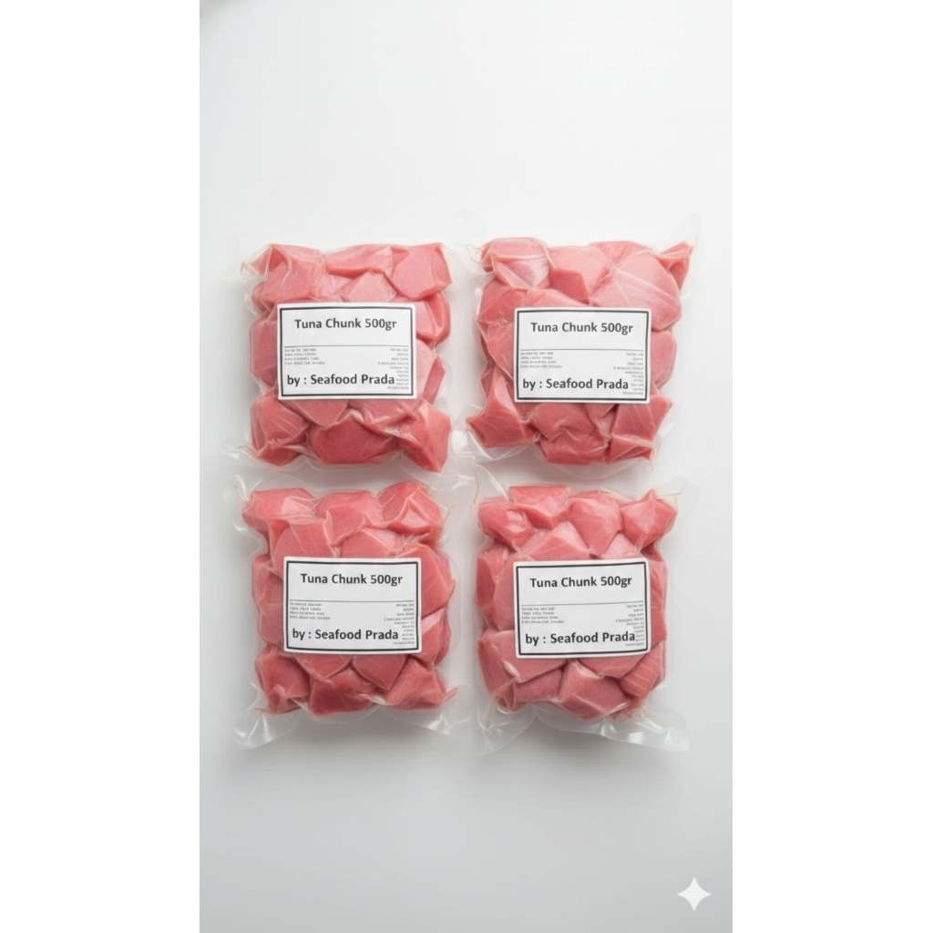 Tuna Chunk @500gr/ Daging Ikan Tuna