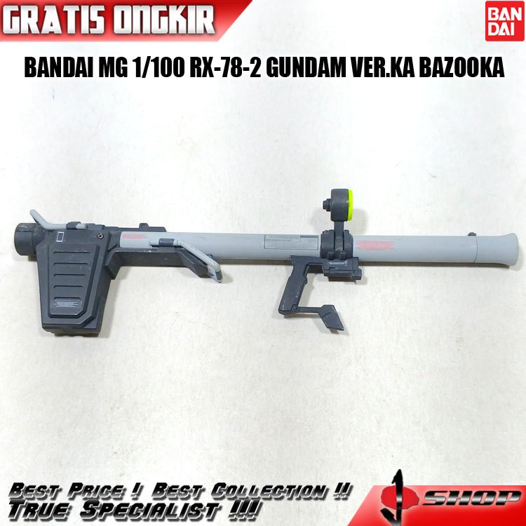 BANDAI MG 1/100 RX-78-2 GUNDAM VER.KA BAZOOKA MG2179