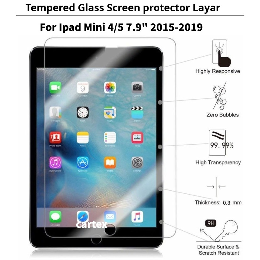 Antigores Ipad Mini 4 / 5 7.9"inch 2015 2019 / tempered glass ipad mini 5 / tempered glass ipad mini