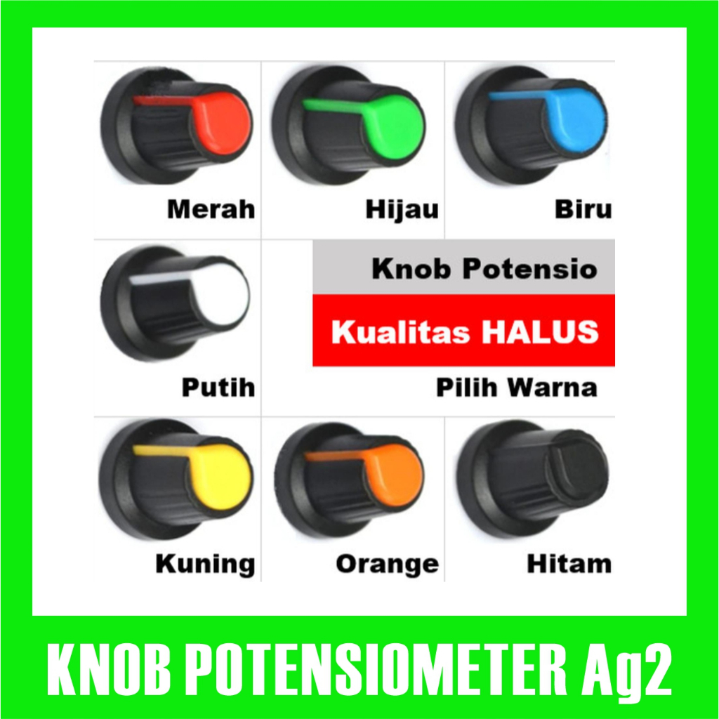 Knop potensio WH148 AG2 potensiometer knob tutup potentiometer warna