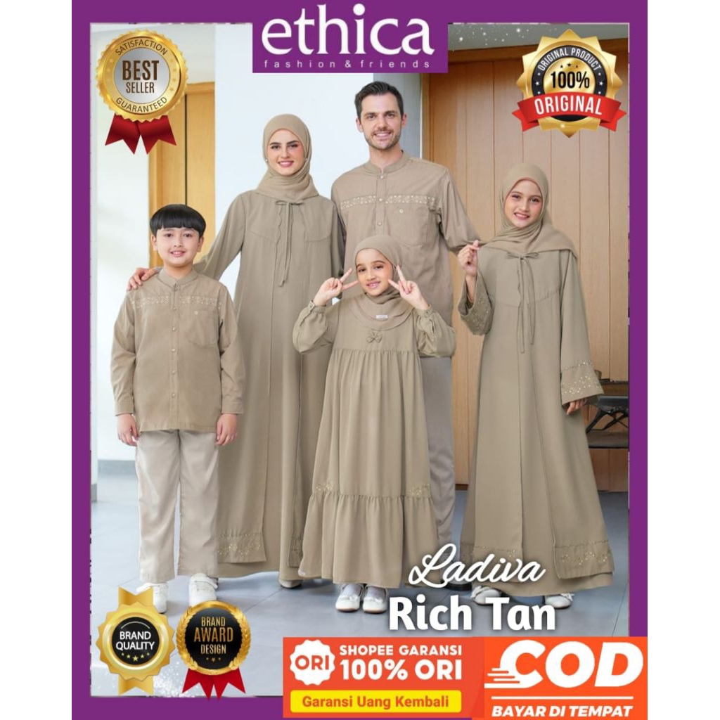 ETHICA Sarimbit 2026 Sarimbit Ladiva Rich Tan Ethica Original - Sarimbit Ethica Terbaru 2026 - Baju 